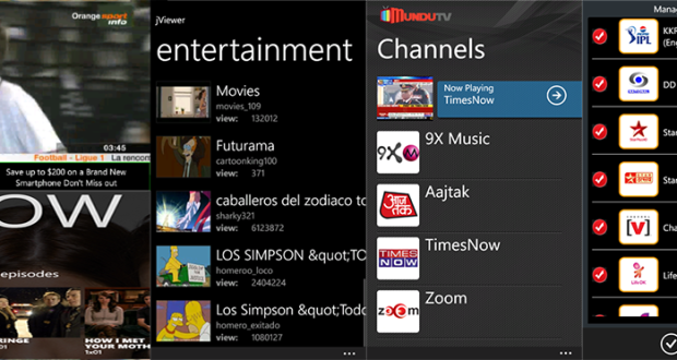Best Windows Phone Apps to Play Live TV