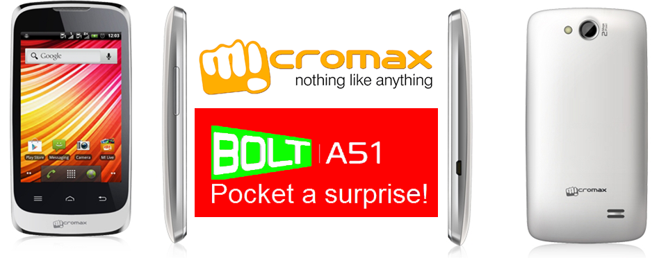 Micromax Bolt A51 Features
