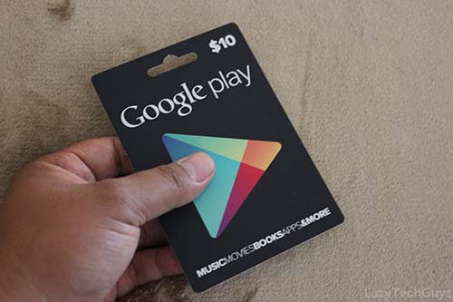 Get Free Google Play Gift Card