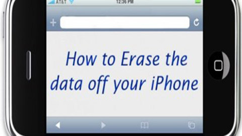 Erase iPhone Personal Data