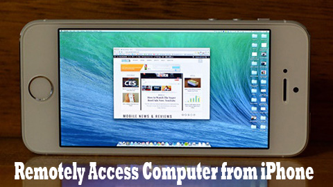 Remotely access Computer from iPhone