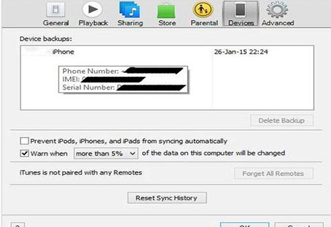 IMEI number of your stolen iPhone